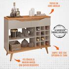 Aparador Bar 2 Gavetas Para Sala De Jantar 50400 Dcasa