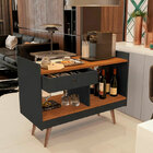 Aparador Bar 4064 Jb Bechara Preto/nature