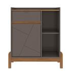 Aparador Bar 50526 Pes Madeira Maciça 81cm Dcasa