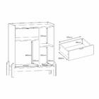 Aparador Bar 50526 Pes Madeira Maciça 81cm Dcasa