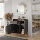 Aparador Bar 50526 Pes Madeira Maciça 81cm Dcasa