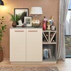 Aparador Bar Adega 105 X 85 X 38 Cm Sala Cozinha Nicho 2 Port