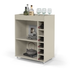 Aparador Bar Adega Londres Off White – Patrimar Móveis