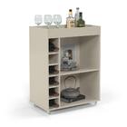 Aparador Bar Adega Londres Off White – Patrimar Móveis