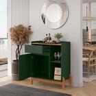 Aparador Bar Bari 1 Porta 1 Gaveta Com Pés De Madeira Maciça