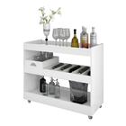 Aparador Bar Barzinho Adega 4030 Cor Branco