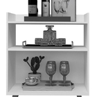 Aparador Bar Buffet Suiça 2 Portas Preto/jeq -  Rede Móveis