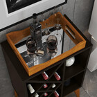 Aparador Bar Com Adega 10 Garrafas E Espelho Bali Edn