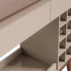 Aparador Bar Com Adega 2 Gavetas Classic I04 Off White/freijó