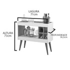 Aparador Bar Com Adega Coffee Break - Off White - Rpm Móveis