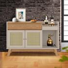 Aparador Bar Com Espelho Amêndoa Off White Mar Shop Jm