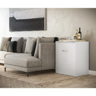 Aparador Bar Com Mesa Dobrável  Multimóveis Ibiza Fg1000 Bran