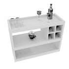 Aparador Bar Com Rodizios 4050 Cor Branco