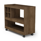 Aparador Bar Com Rodizios 4050 Cor Canela