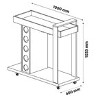 Aparador Bar Com Rodízios Golden Patrimar