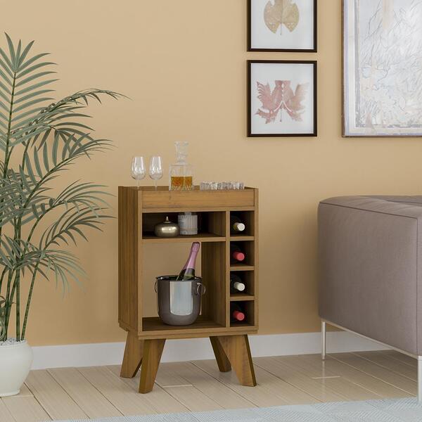 Aparador Bar Com Tampo De Espelho Equestria Pinho