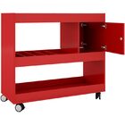 Aparador/bar Cristal - Bechara - Vermelho