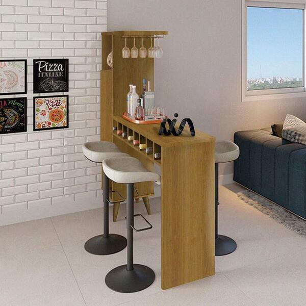 Aparador Bar Divisor De Ambientes Web Freijó Primus