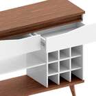 Aparador Bar Grace Adega Para 12 Garrafas 2 Gavetas