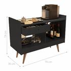 Aparador Bar Grécia Preto