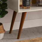 Aparador Bar New Odin Adega 5 Garrafas 2 Nichos Pés Palito Ma