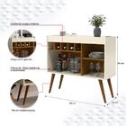 Aparador Bar New Odin Adega 5 Garrafas 2 Nichos Pés Palito Ma