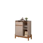 Aparador Bar Para Sala De Jantar Bari Off White/cedro