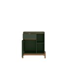 Aparador Bar Para Sala De Jantar Bari Verde Oliva / Cedro