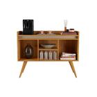 Aparador Bar Retrô 3 Portas Mel Pérola Gold Primus