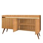 Aparador Bar Retrô 4 Portas Mel Pérola Gold Primus