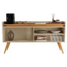 Aparador Bar Retrô 4 Portas Pérola Mel Gold Primus