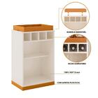 Aparador Bar Retrô Bandeja De Mdf Adega 4 Garrafas Astúrias