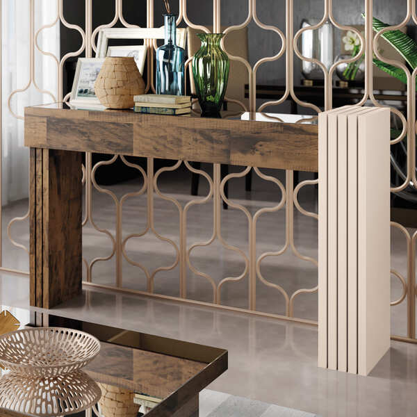 Aparador Bárbara Com Espelho Deck Off White Tana Decor