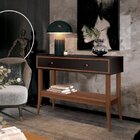 Aparador Bari Edn Móveis Preto/naturale