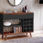 Aparador Barzinho Atenas Preto Dakota