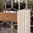 Aparador Beatriz Com Espelho Nature Off White Tana Decor