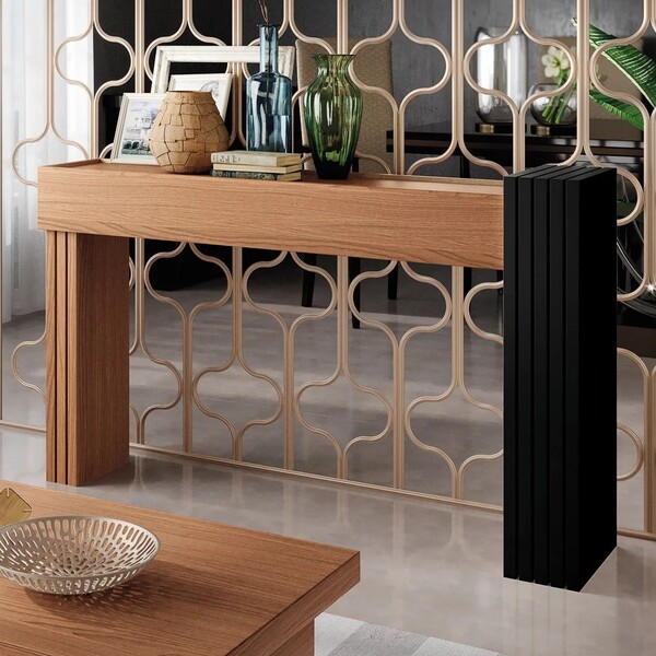 Aparador Beatriz Sem Espelho Nature Preto Bnn Decor