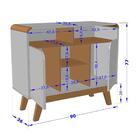 Aparador Berilo Off White/cinamomo – Bechara Móveis