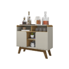 Aparador Berilo Off White/cinamomo – Bechara Móveis