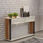 Aparador Bonito Freijo/off White Brilho - Linea Brasil