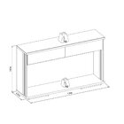 Aparador Bonito Freijo/off White Brilho - Linea Brasil