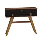 Aparador Bristol 1 Pt Preto E Madeirado