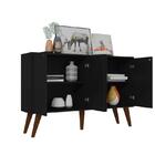 Aparador Buffe Retro 4 Portas Branco Lituania