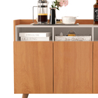 Aparador Buffet 03 Portas Life Nature/off White Germai Móveis