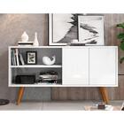 Aparador Buffet 120cm Retrô Com 2 Portas