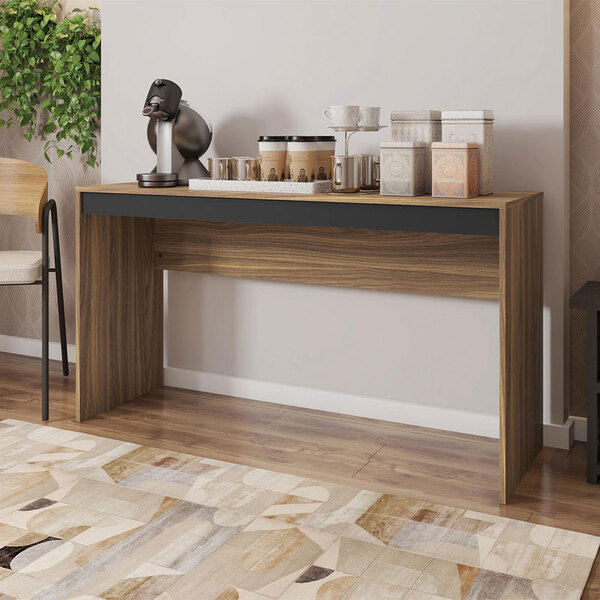 Aparador Buffet 136 Cm Michelle Mel/preto Caemmun