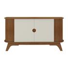 Aparador Buffet 140cm 2 Portas Com Pés Retrô Multimóveis Cr50