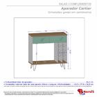 Aparador Buffet 2 Gavetas Cartier Bechara