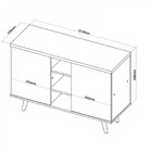 Aparador Buffet 2 Portas Atlas Viero