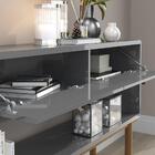 Aparador Buffet 2 Portas Basculante 1,25 Pés Madeira Catar -